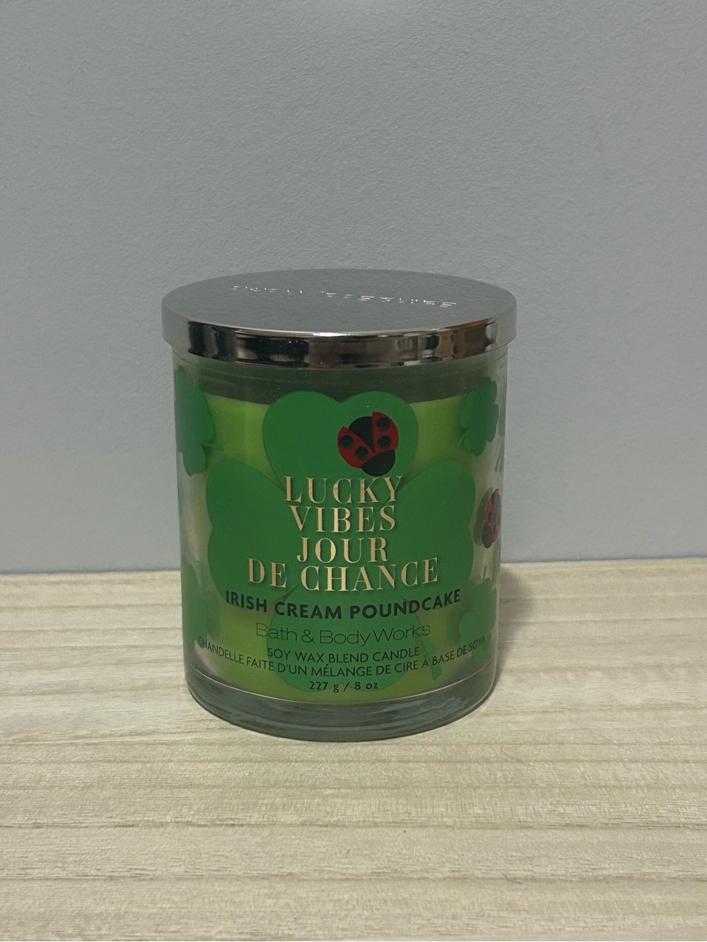 NEW Bath & Body Works Lucky Vibes Irish Cream Poundcake Scented Candle
